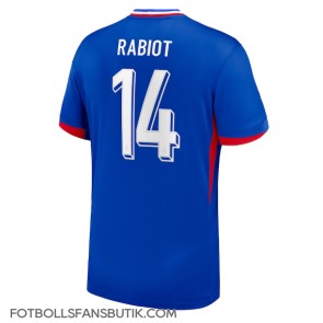 Frankrike Adrien Rabiot #14 Replika Hemmatröja EM 2024 Kortärmad